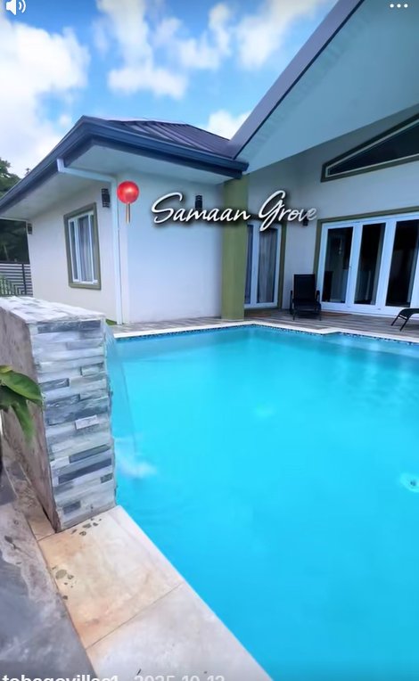 Private pool at Samaan Grove